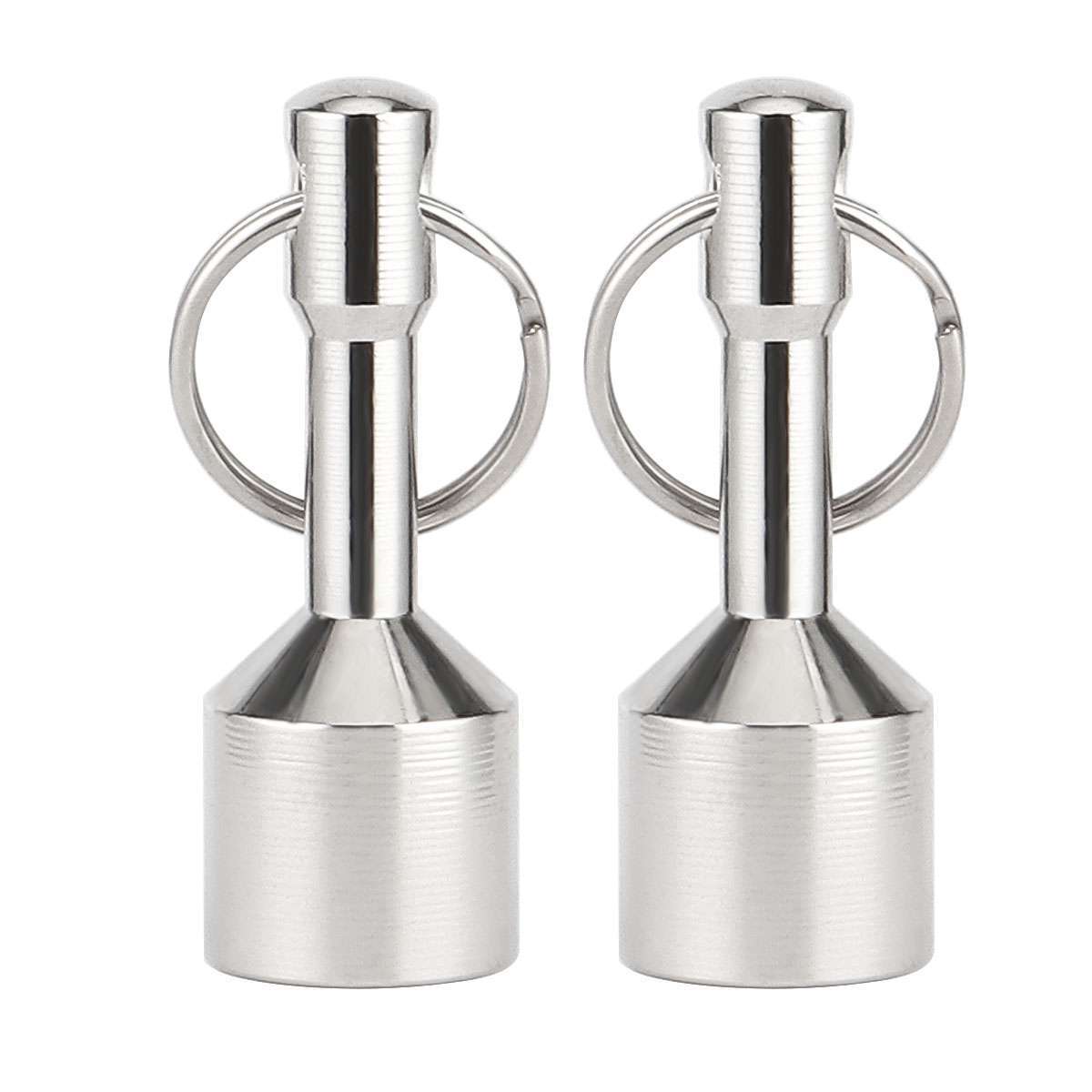 2 Pcs Keychain Rare Earth Magnet For Testing Gold Silver Jewelry Precious Tools
