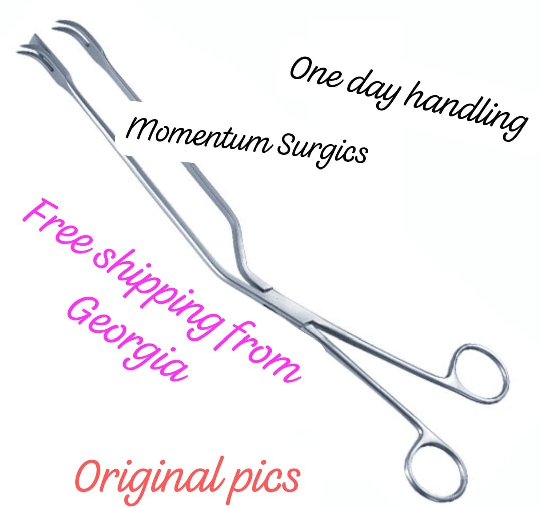 New Lockwood Abdominal Flap Demarcator Forceps 32 cm Free Shipiing fron USA GA