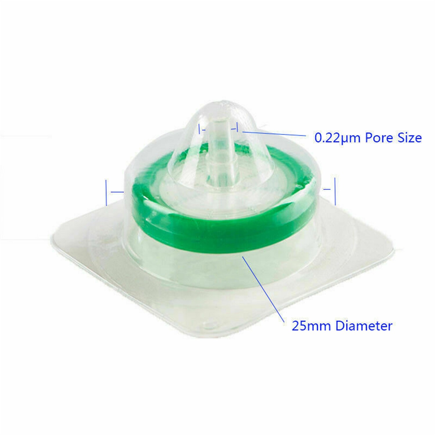 10pcs Sterile 0.22um 33mm Membrane Solutions Syringe Filter Disc Hydrophilic PES