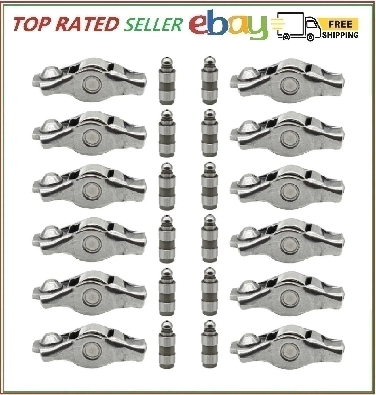 12 Pcs Rocker Arm Lifter Kit for Chrysler Dodge Jeep 3.6