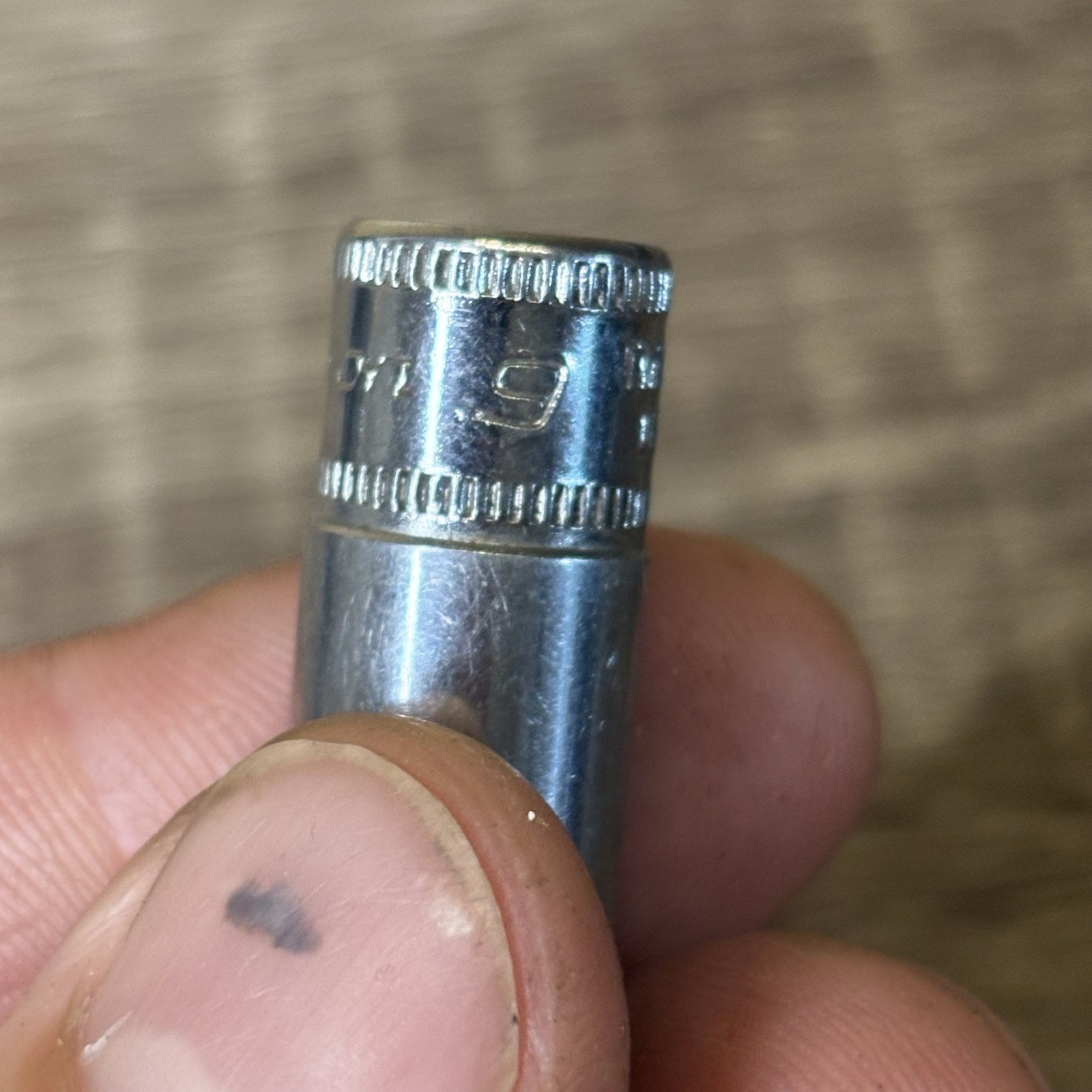 Snap-on TMMS9 Semi-Deep Socket 1/4″ Drive 9mm Metric 6-Point Flank Drive