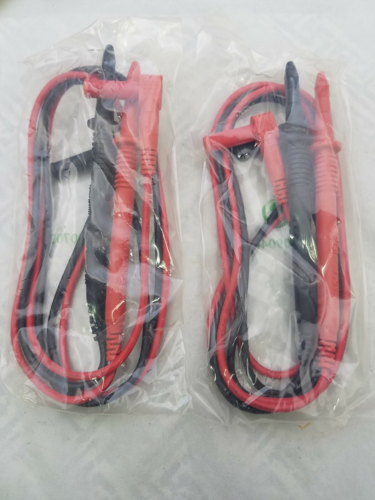 2(LOT) Test Leads CAT III, 1000V 10 Amp 18AWG WIRE. 36″ FOR MULTIMETERS, DVM