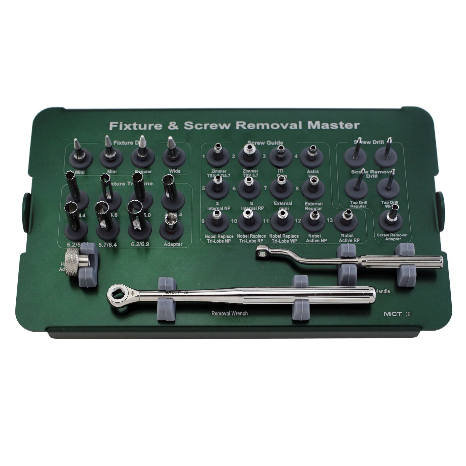 Salvin Implant Rescue Kit MCT FSRK-02 Implant Fixture & Fractured Screw Removal