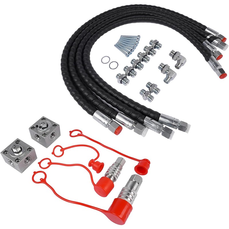 Three-Way Diverter Valve Kit for 1-2 Ton Mini Excavators AGT Diggit Eingp Miva