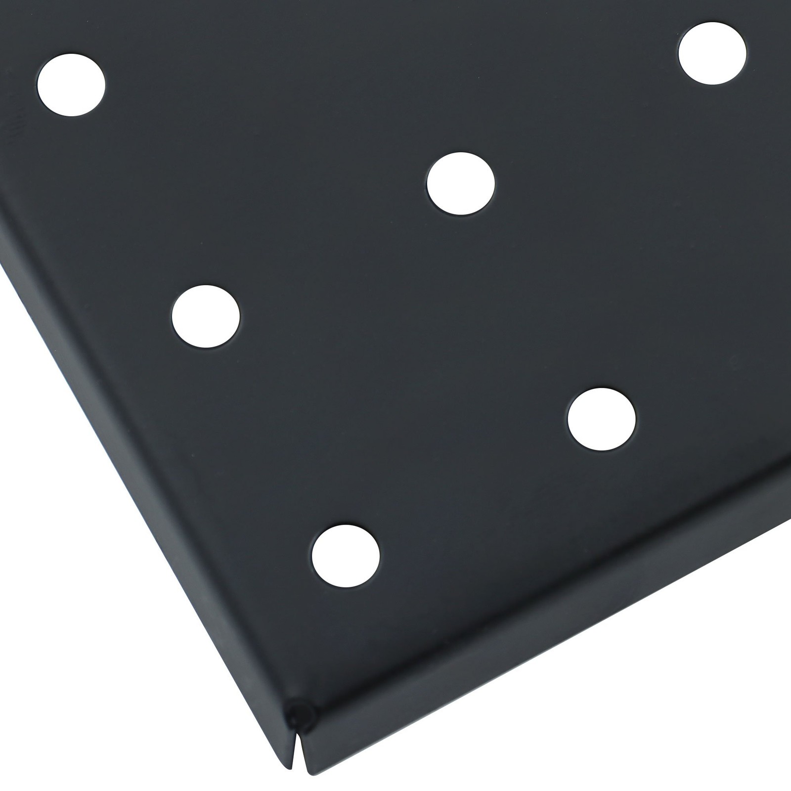 4 Pack 12″x12″ Heavy Duty Black Metal Pegboard Panels Pegboard Wall Organizer