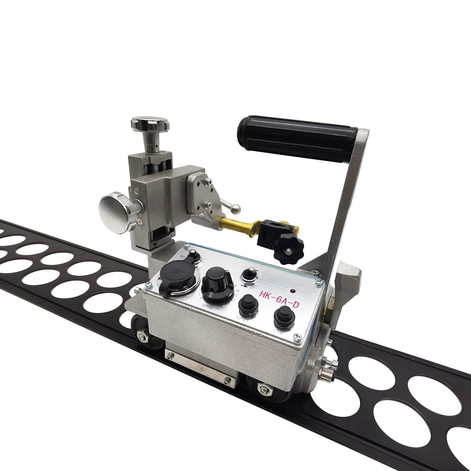 110V HK-6A-D Flat Rail Auto Welding Trolley Welding Carriage 150MM-800MM/Min