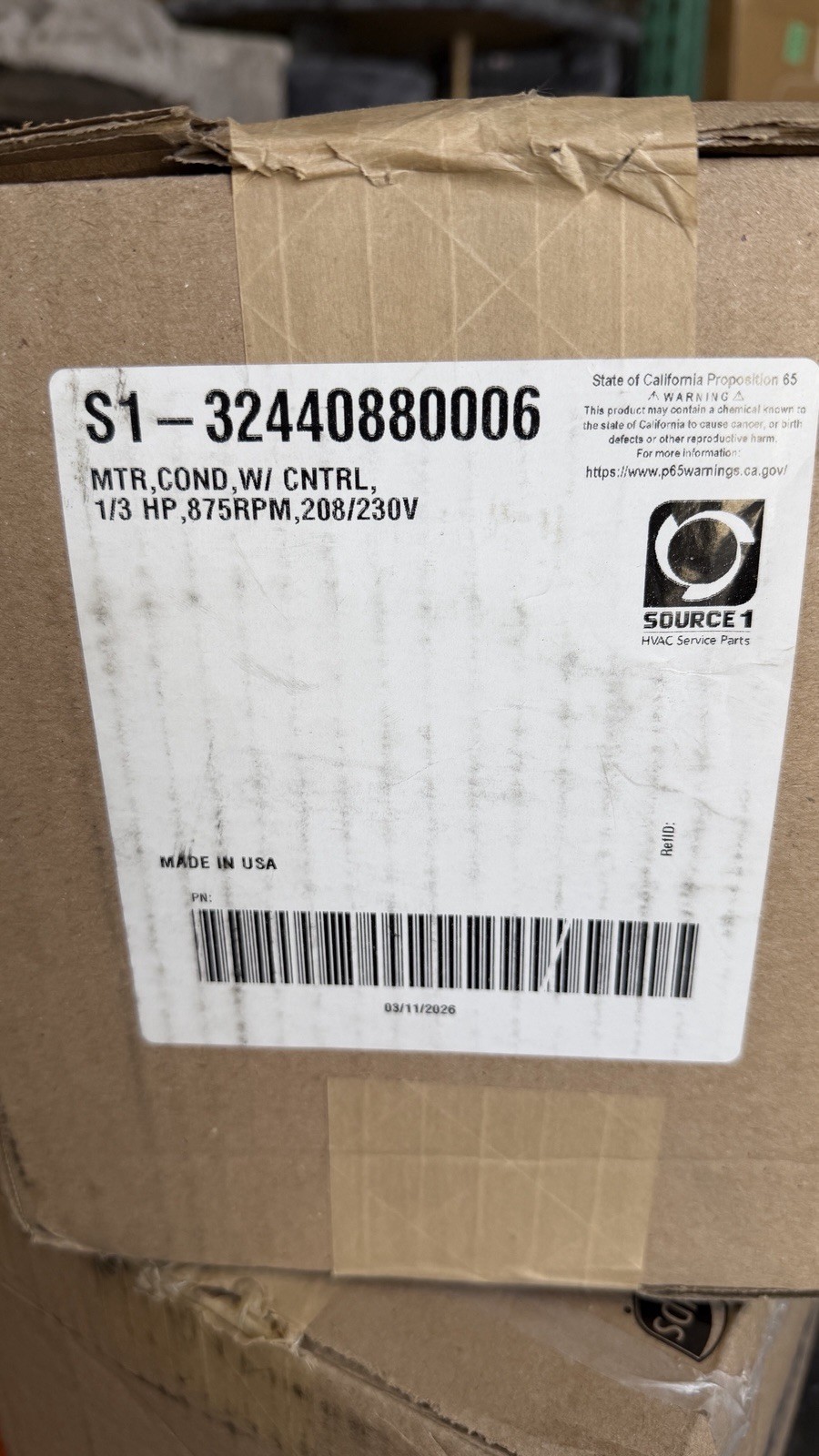 Programmable Motor 1/3 Hp 230v Ecm, S1-32440880006