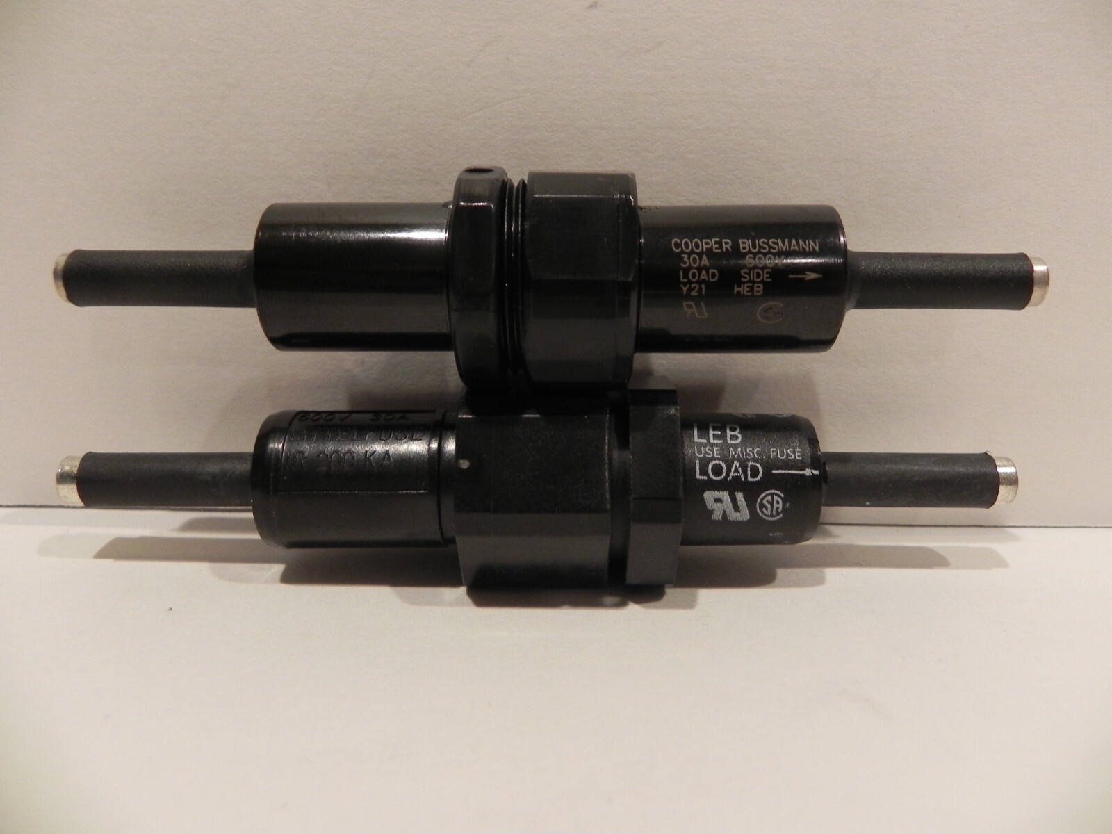 HEB-AA Bussmann Cooper TRON or LEB-AA Littelfuse Fuse Holder 30 Amp 600 Volt