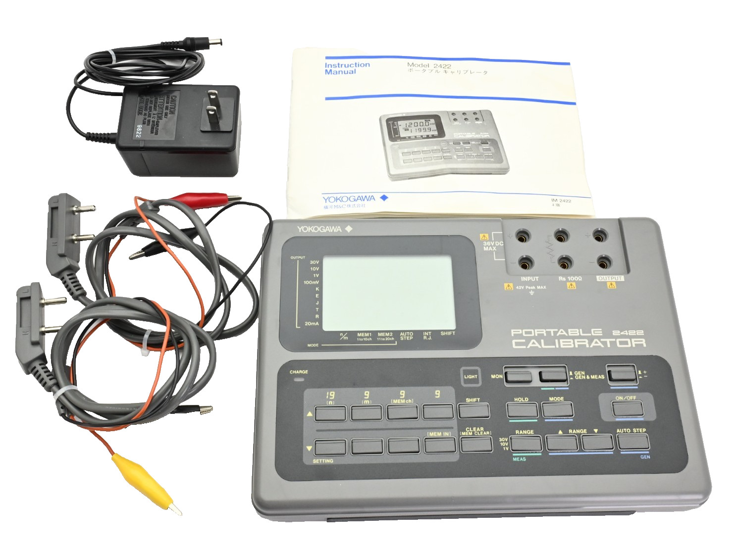 Yokogawa 2422 Portable Calibrator Multifunction Current Calibrator 242201 1999