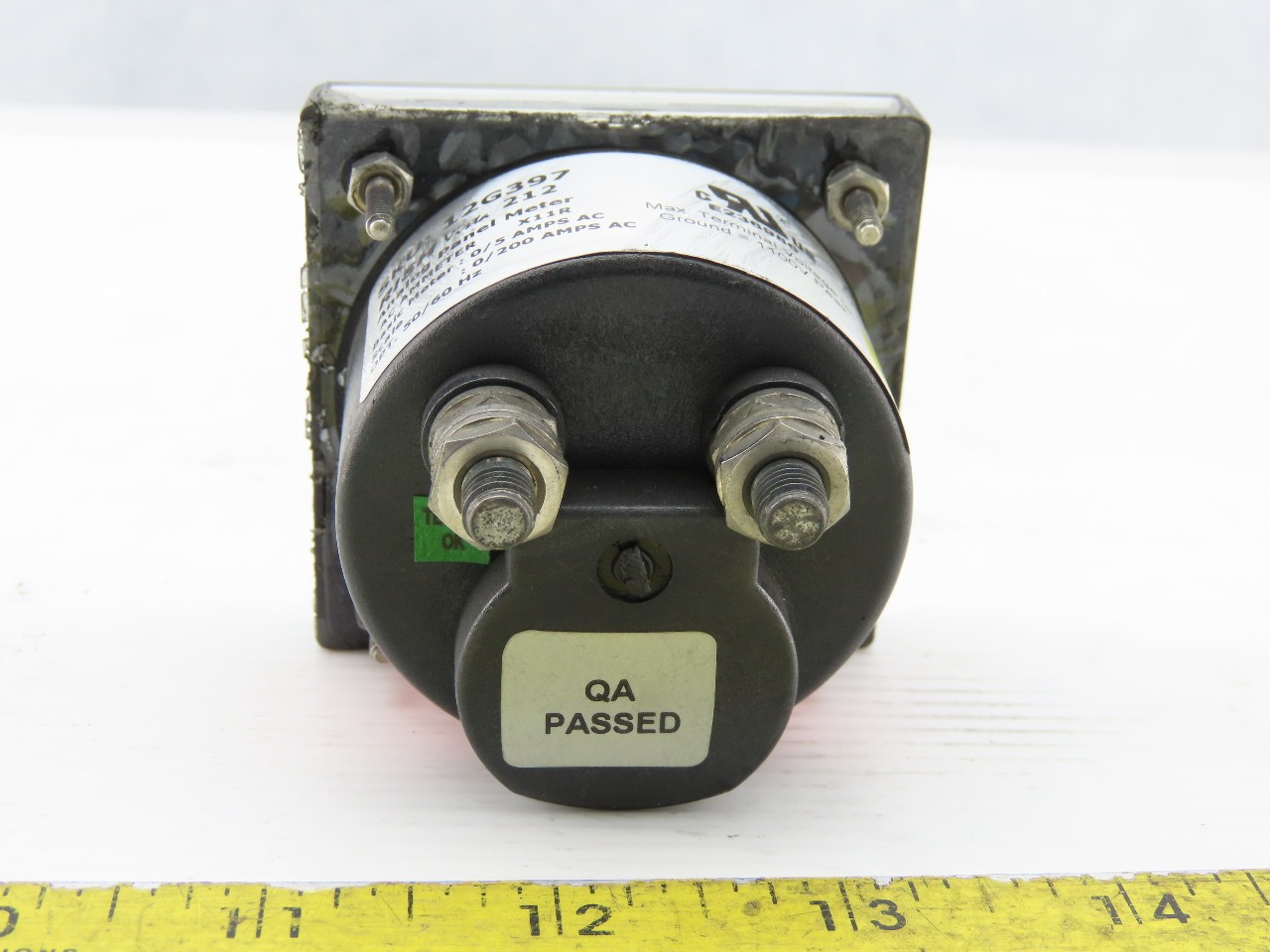 Rish Vista 12G397 Analog Panel Meter 0/200Amps AC