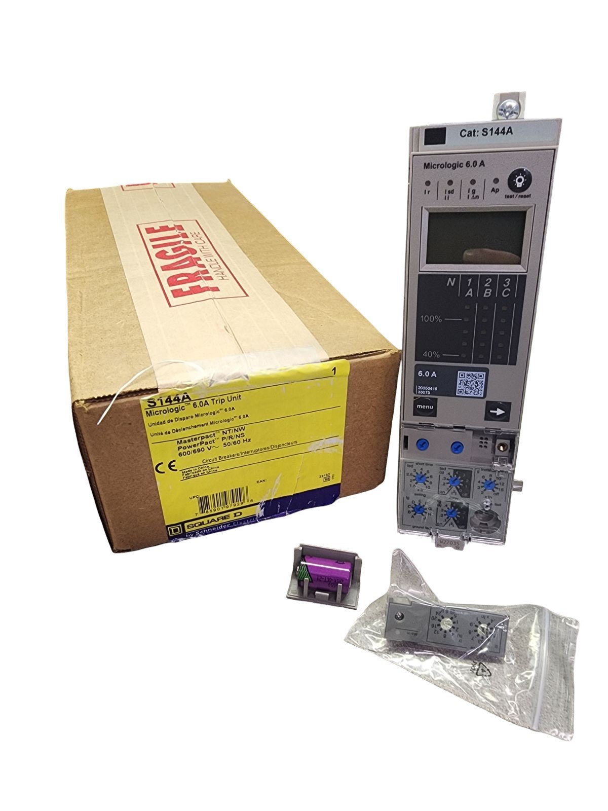 Square D S144A Micrologic 6.0A Trip Unit 600/690V Electronic Breaker Trip Module