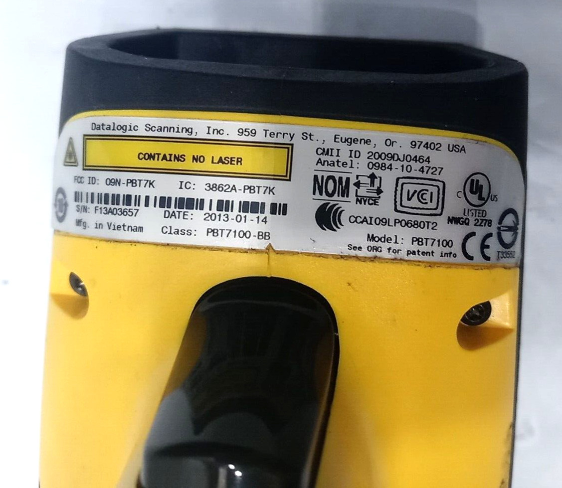 Datalogic POWER SCAN PBT7100 Same As Pictures