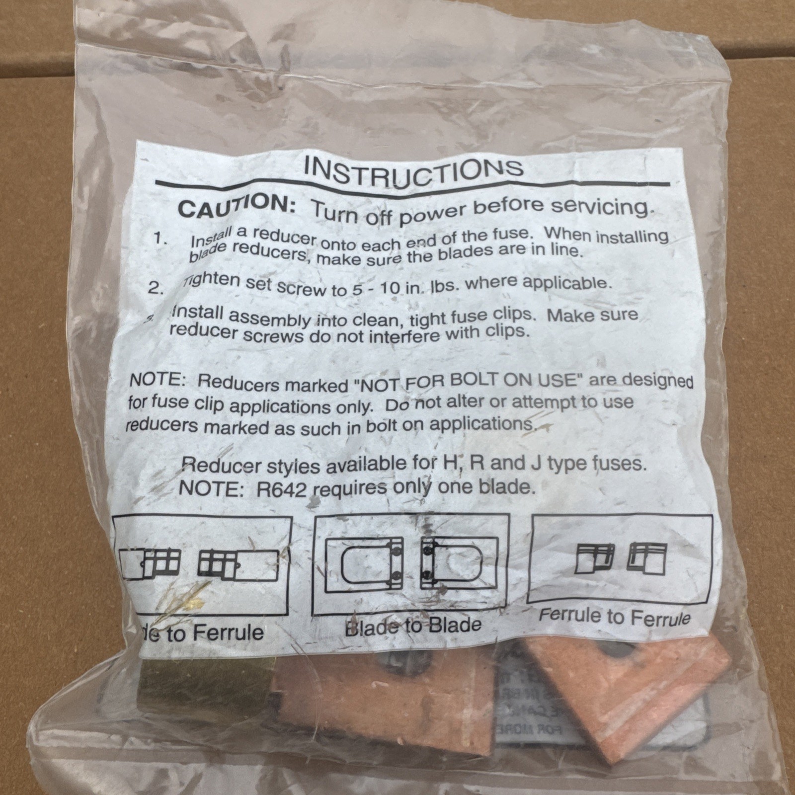 Mersen J266 Fuse Reducer 200a Amp 600v-ac – Qty 1 Pair