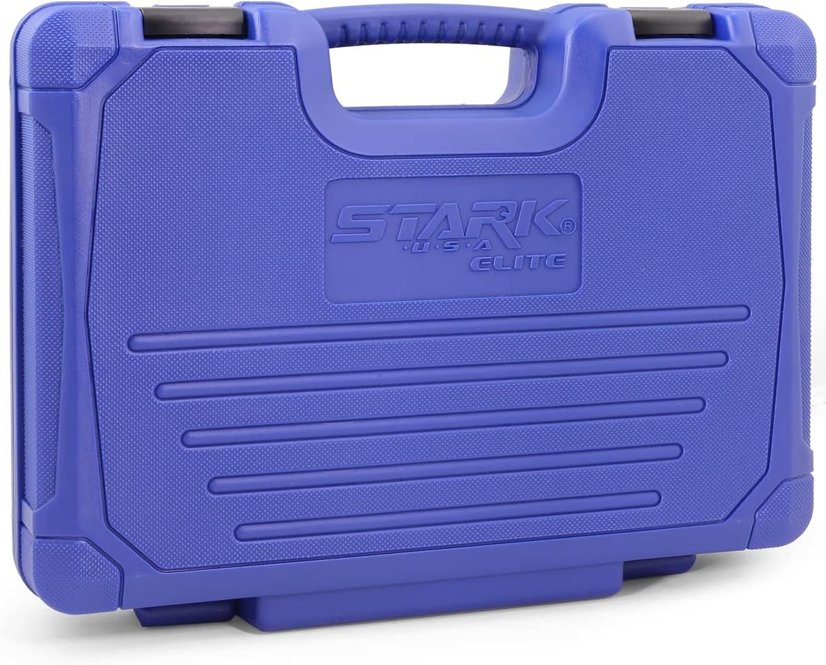 Stark USA Elite 53PCS 1/4″ DR Master Impact Socket Wrench Set, One Size