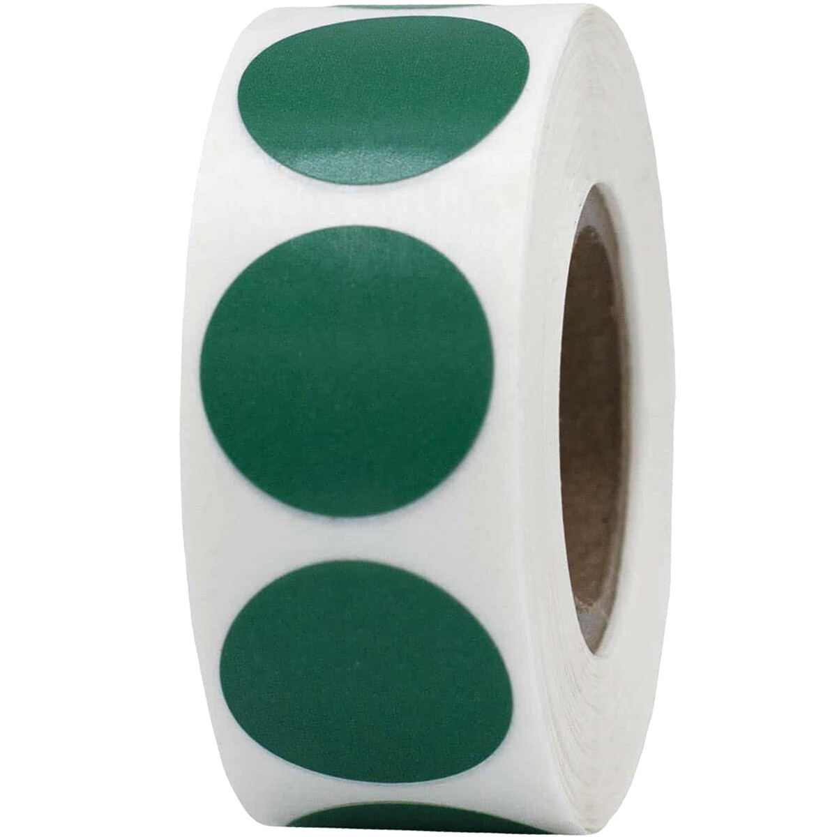 Circle Dot Stickers | 0.75″ Inch Round | 500 Pack | Pick One Color
