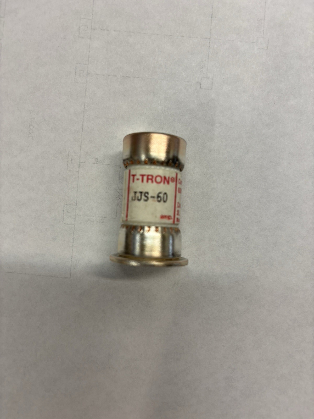Bussman JJS 60 Fast Acting Fuse 60A 600VAC Class T. *TESTED*