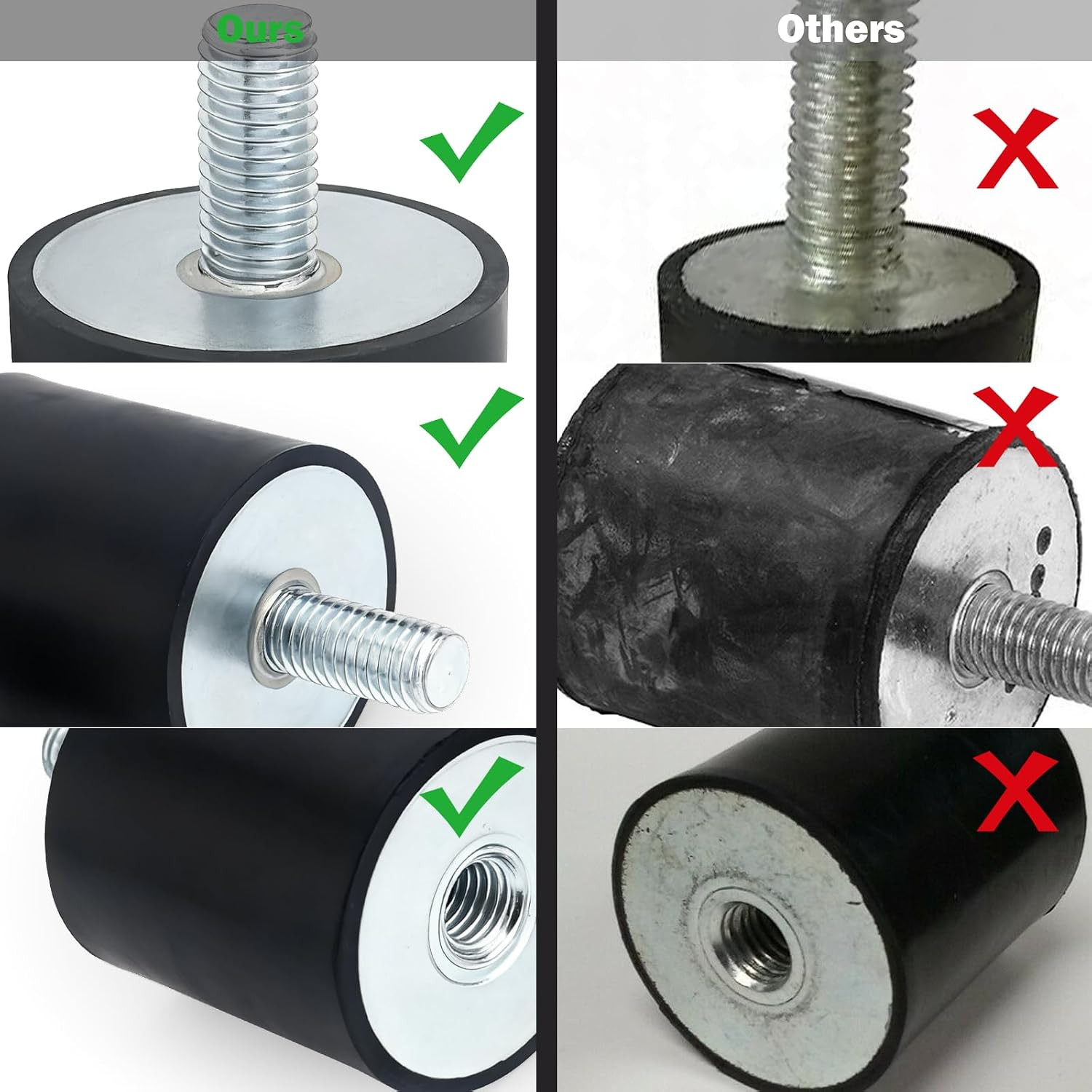 Tamper Rubber Shock Mount for Wacker Neuson Plate | for Vibration Compactor Ramm
