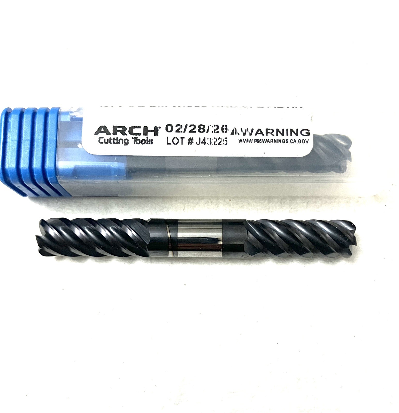 ARCH 3/8 5FL Double End Corner Radius End Mill .060R Solid Carbide AlTiN NEW