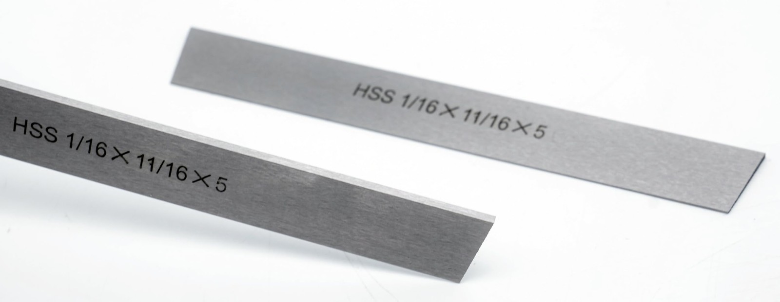 Set of 2 HSS Blades for Lathe Parting Cut Off Blade (1/16×11/16×5 Inch)