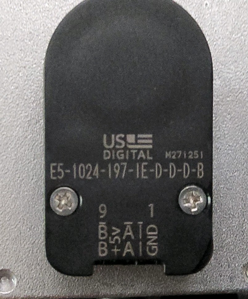 Servo Motor With US Digital E5-1024-197-IE-D-D-D-B Encoder