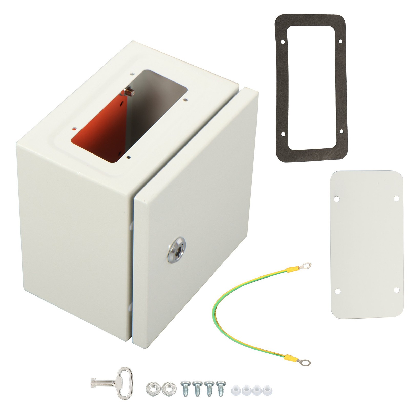 Waterproof Steel Electrical Box 8x8x6″ NEMA 4X Rated, IP65 Outdoor Junction Box