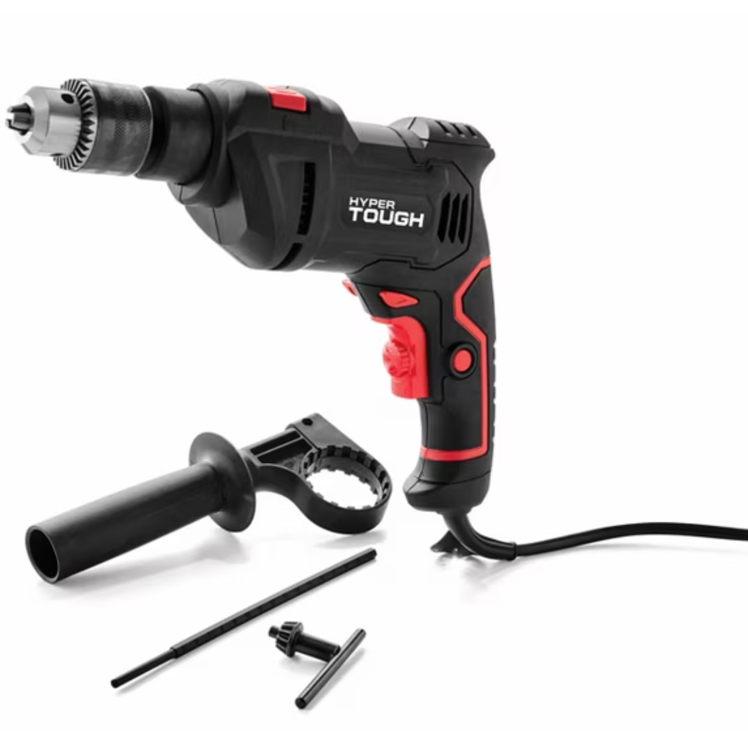 Hyper Tough 6 Amp Hammer Drill 1/2 in Corded Variable Speed Power Tool