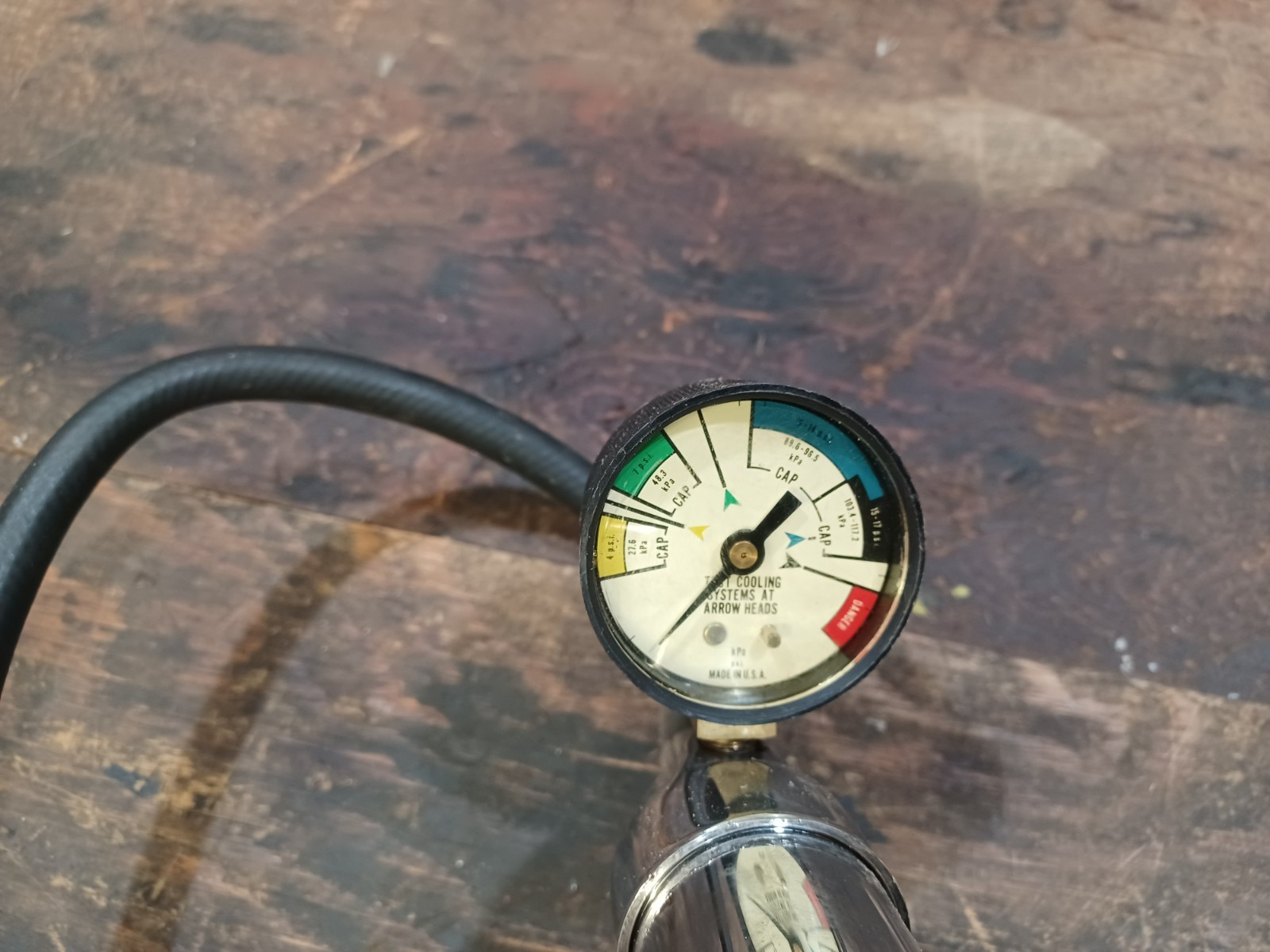 Stant Cooling System Pressure Tester Automotive Black VintageST 255 Kit untested