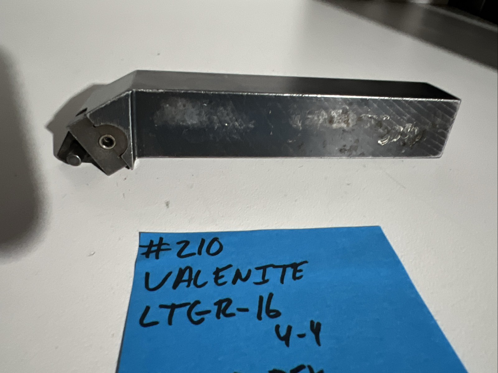 valenite LTGR-16Indexible Carbide Lathe Toolholder 6”OAL 1”Shank Turning Triangl