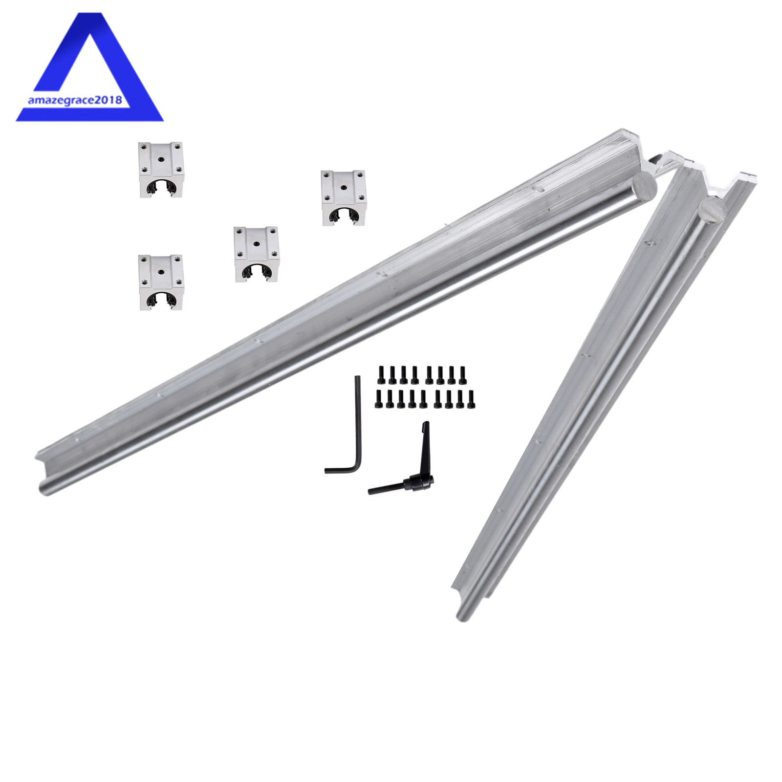 Linear Rails 2PCS SBR16-1000mm and 4 PCS SBR16UU Carriage Bearing Blocks
