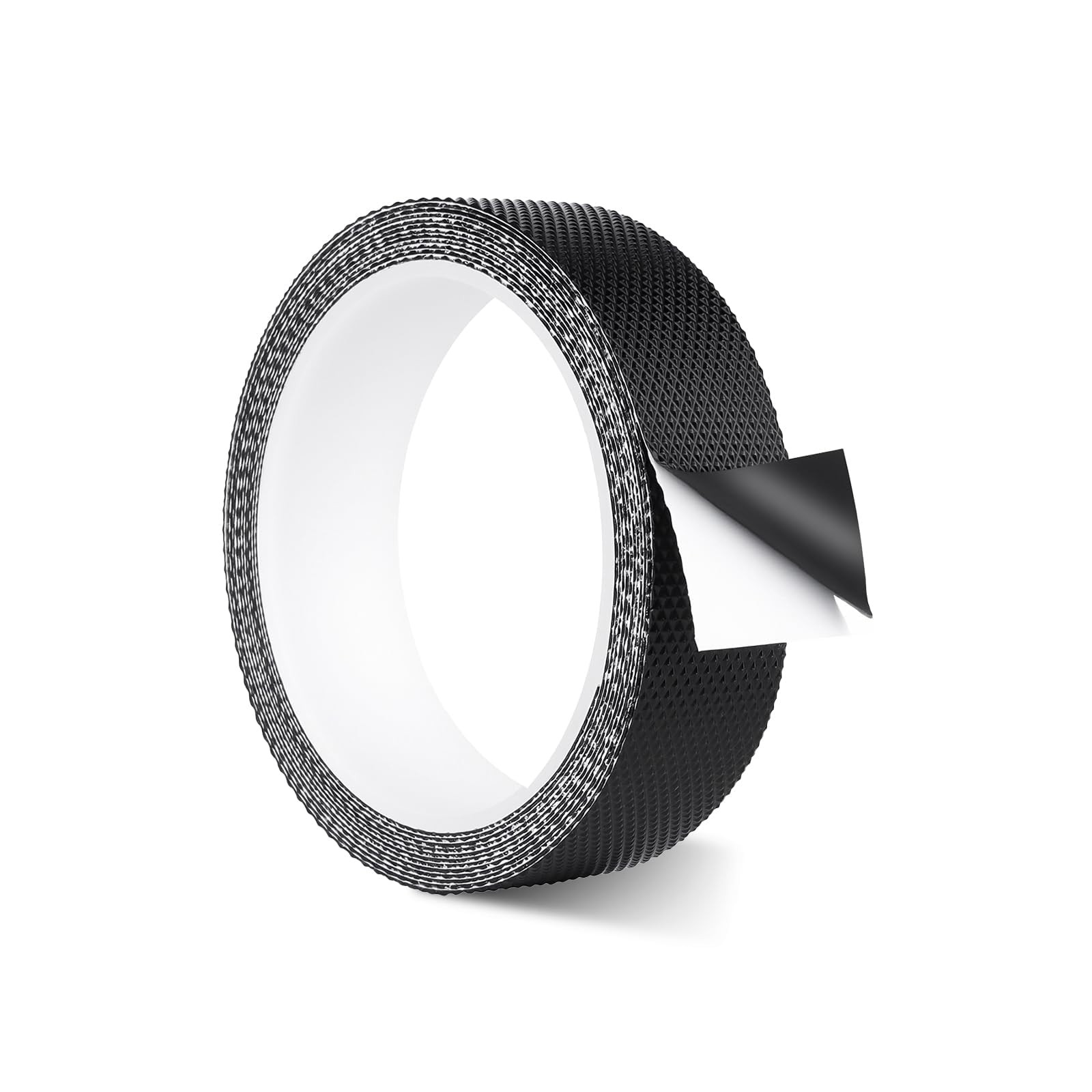 Black Rubber Anti-Slip Grip Tape (1″ x 10 ft) – Non-Slip Step Strips for Indo…