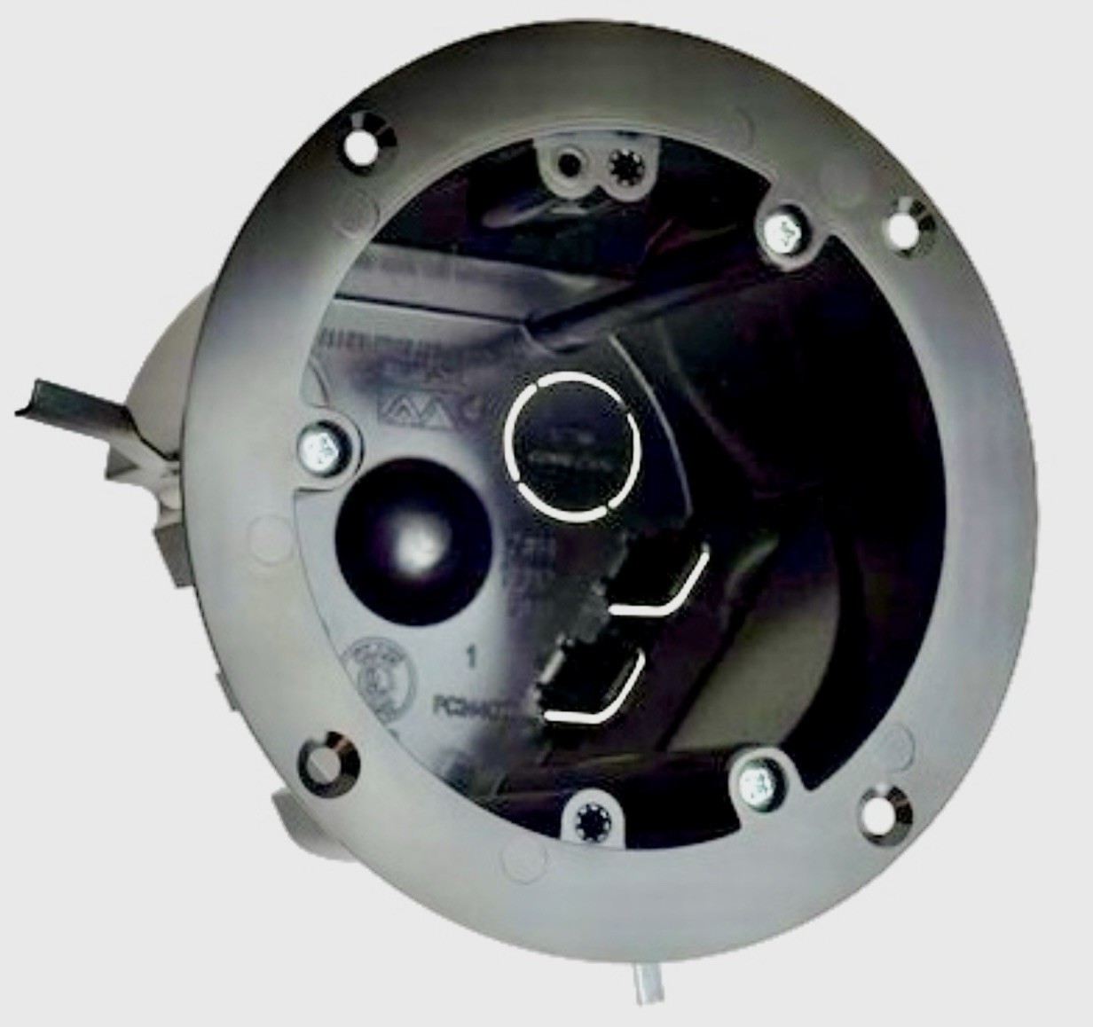 -Cut In Ceiling Box- Deep,Round, 4″ Diameter, Allied Moulded **SHIPS FREE**