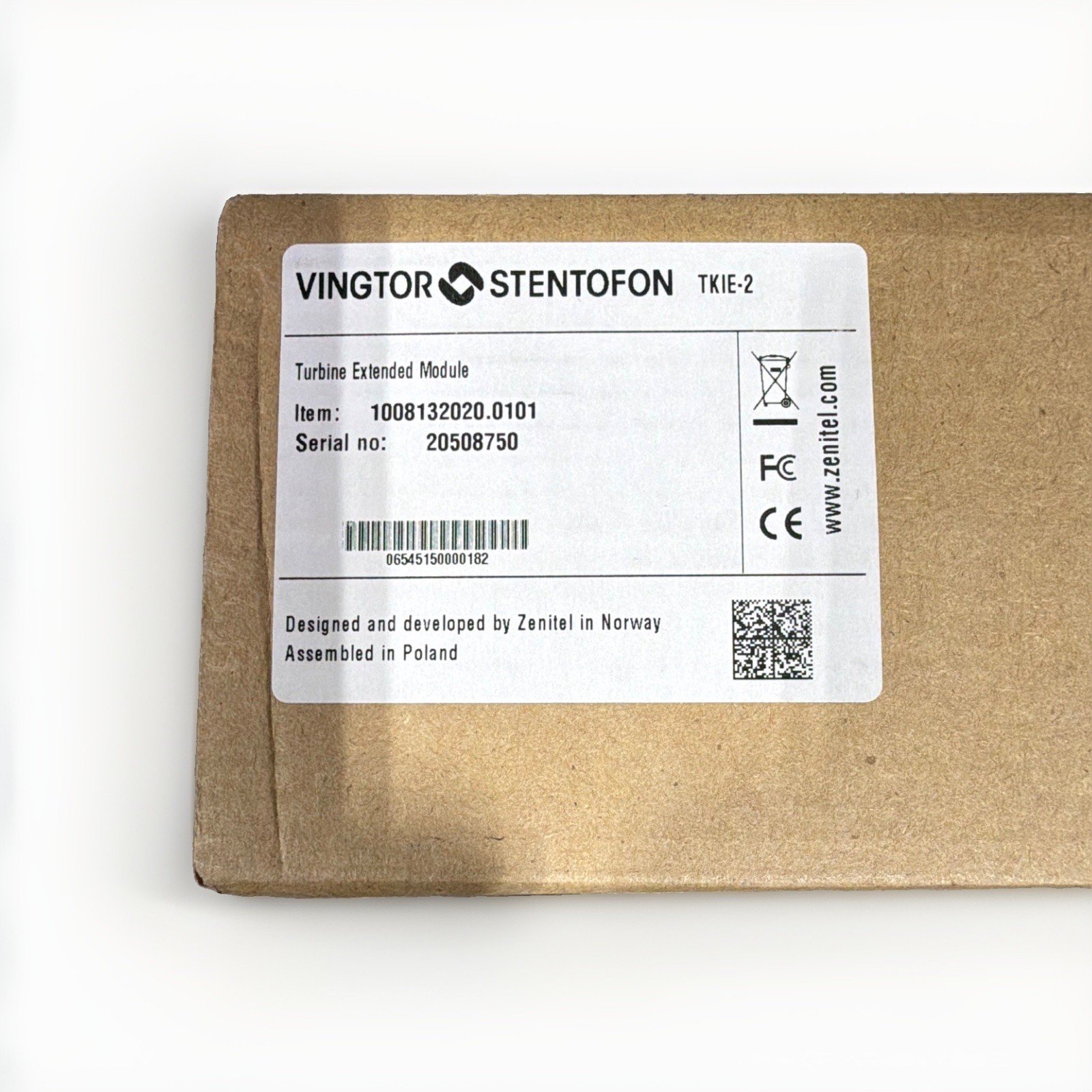 Vingtor Stentofon Turbine Extended Module TKIE-2 #20508750 – New/Open Box #76/1
