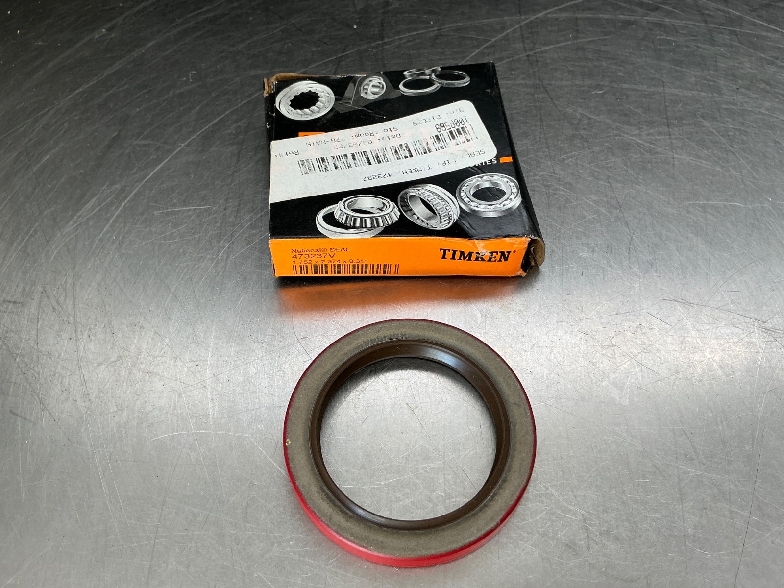 Timken 473237V Viton Oil Seal – Solid, 1.750 in Shaft, 2.378 in OD