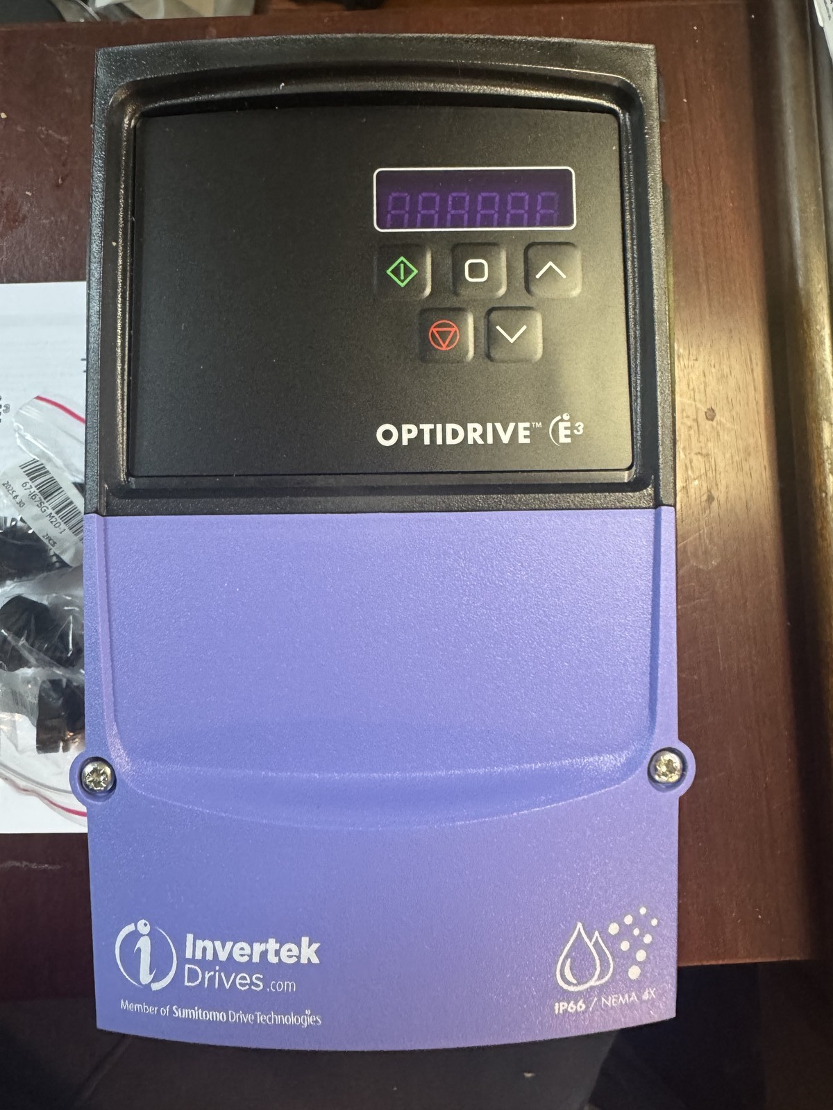 Invertek OptiDrive E3 7.5 HP VFD Motor Drive – NEMA 4X Model: ODE-3-110023-101A