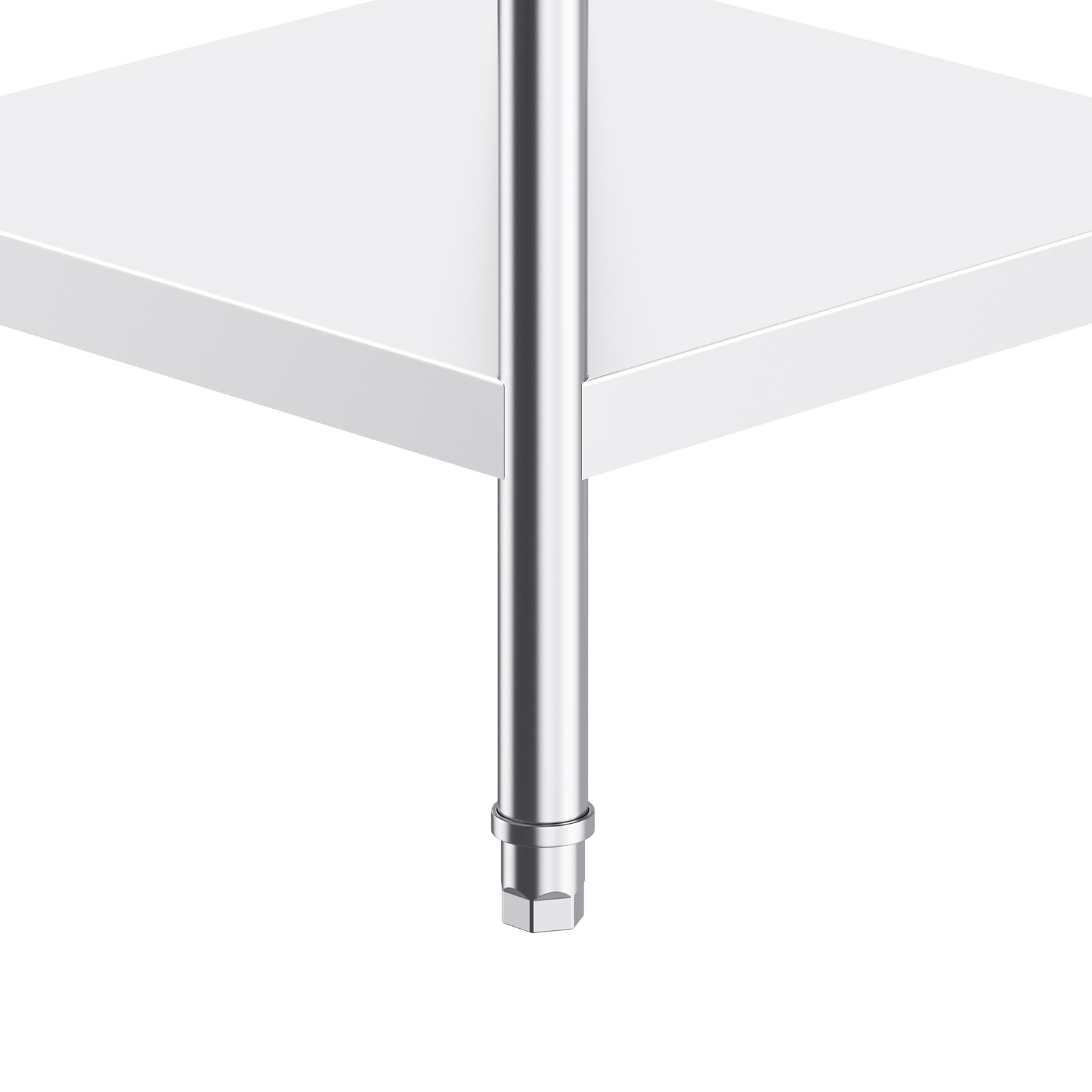 VEVOR Stainless Steel Work Table 30″x48″ Commercial Food Prep Table Restaurant