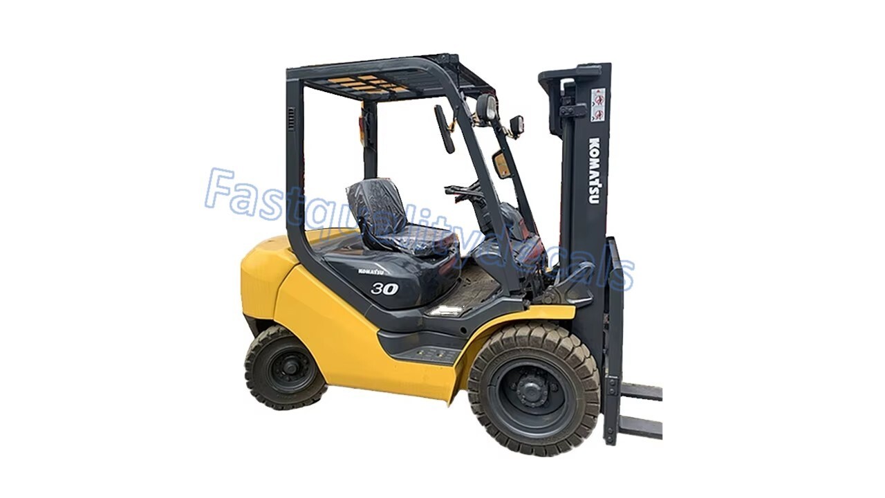 FOR Komatsu Black Decal Sticker Excavator Forklift Loader CHOOSE SIZE-SHIPS FAST