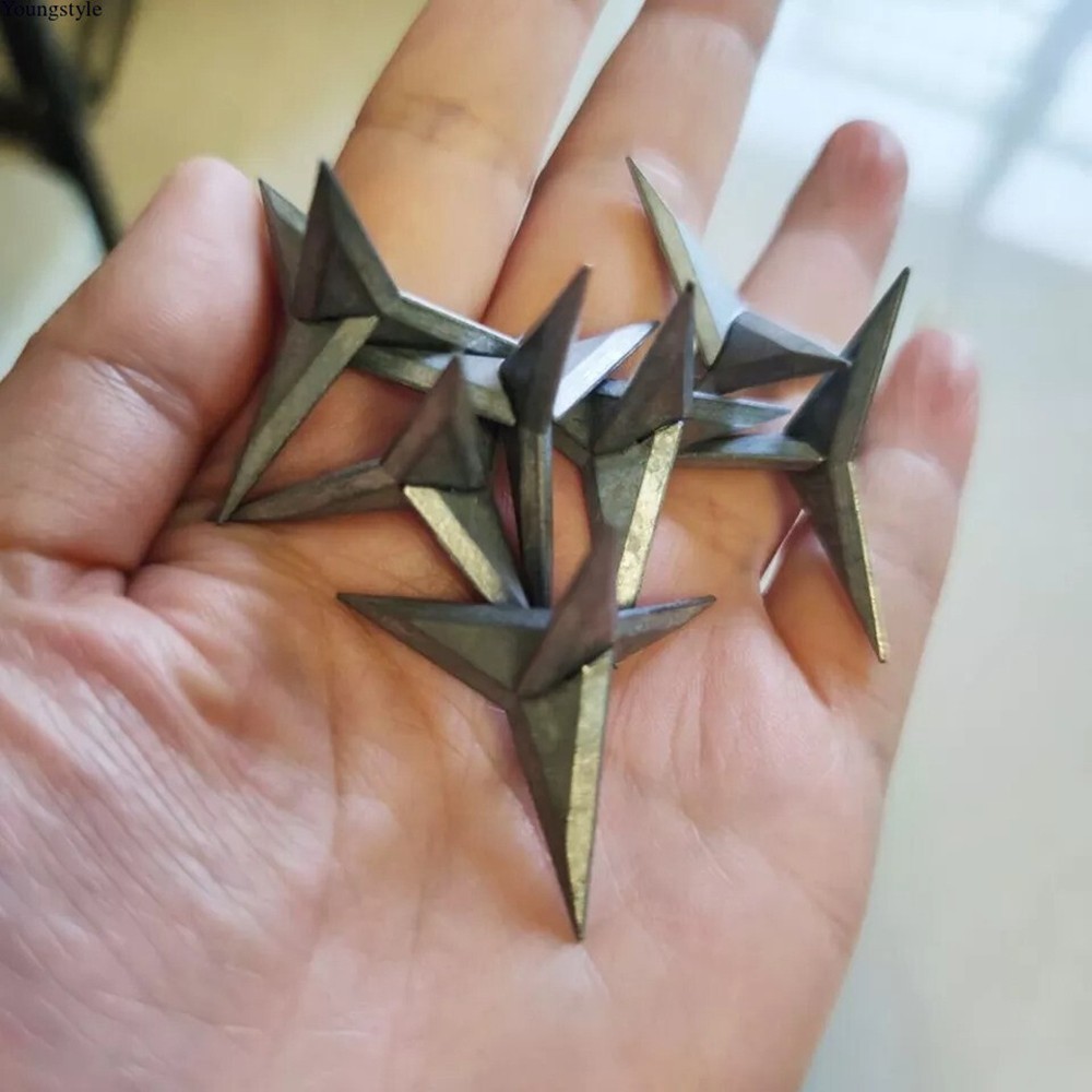 20/10xTire Puncture Spikes Heavy Portable Duty Carbon Steel Triangle Road Spikes