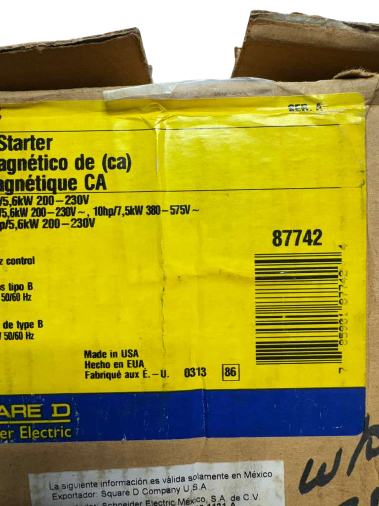 Square D 8536SCA3V02S AC Magnetic Starter Series A, 8536SCO3S, 31041-400-42
