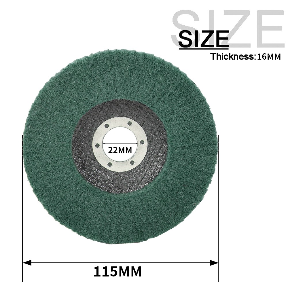 115mm Nylon Fiber Wheel Flap Polishing Wheel Abrasive Buffing Pads Angle Grinder