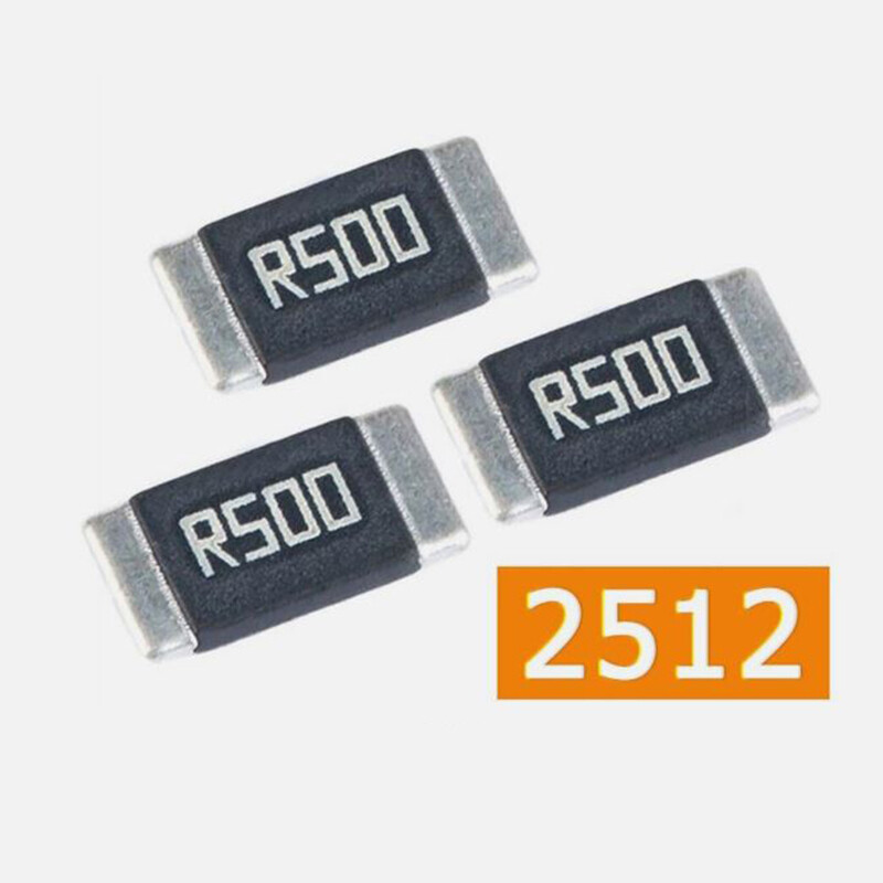 2512 SMD Resistors 1W/2W/3W Chip Resistance Tolerance ±5% Range of 0.001 ~ 0.33Ω