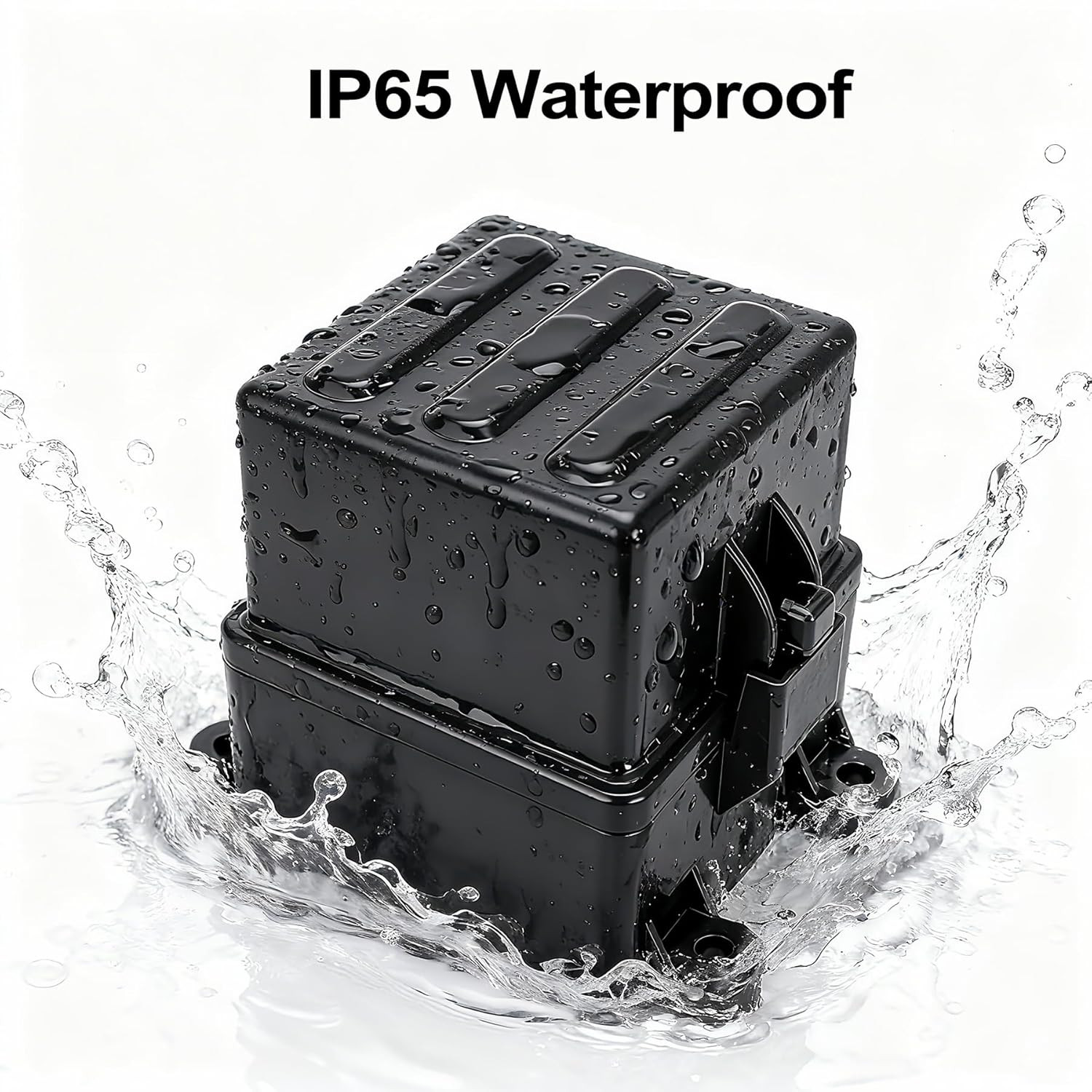12V 3 Way Waterproof Fuse Relay Box, 3 Relays and 3 ATC/ATO Blade Fuse Slots, Co
