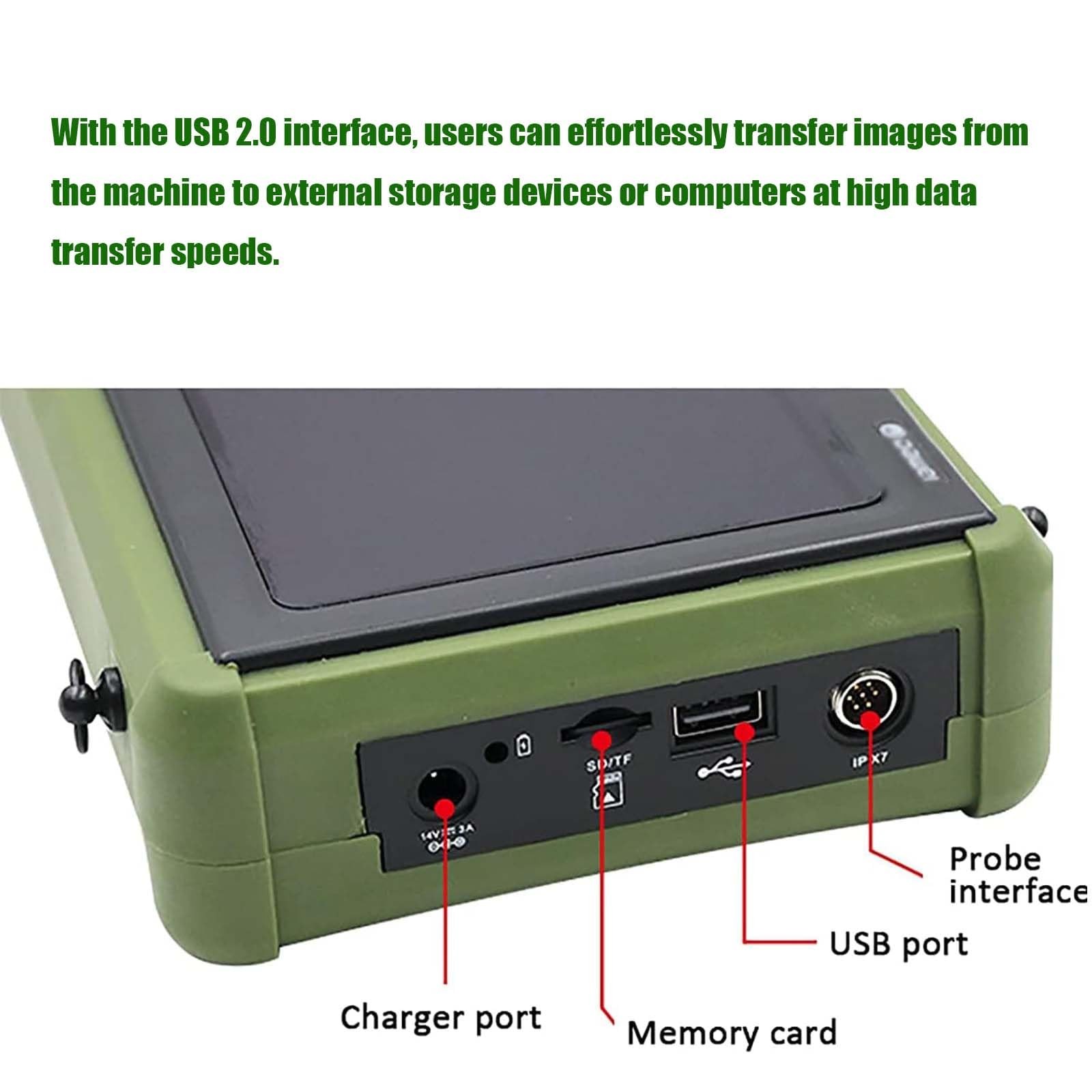 Portable Veterinary Ultrasound Machine 3.5MHz Probe Handheld Scanner DAWEI Sheep
