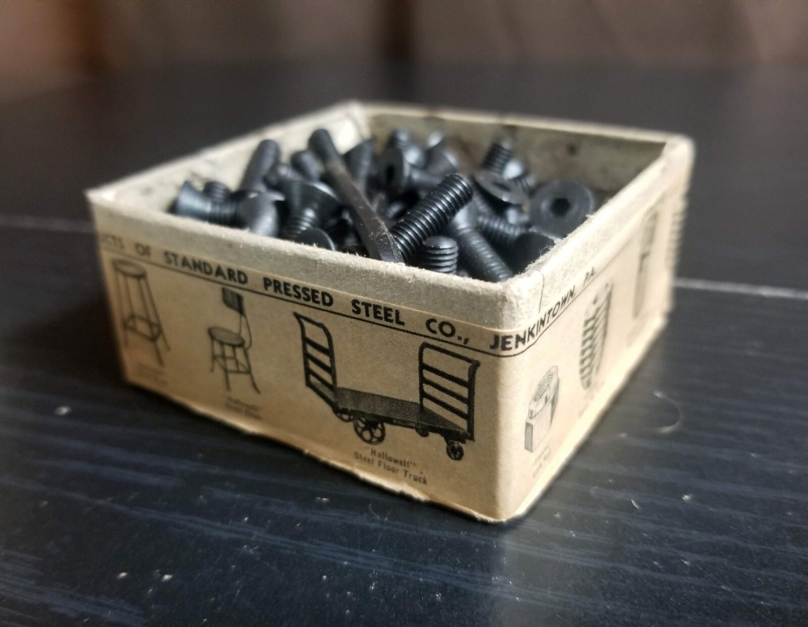 NOS SPS Unbrako flat head countersunk bolt (99 pcs) #10 3/4 length 32 SAE thread