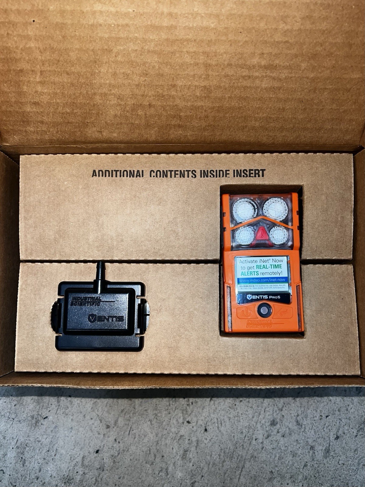 INDUSTRIAL SCIENTIFIC VP5-KJ4Y4101101 Ventis Pro5 Multi-Gas Detector, IP68,