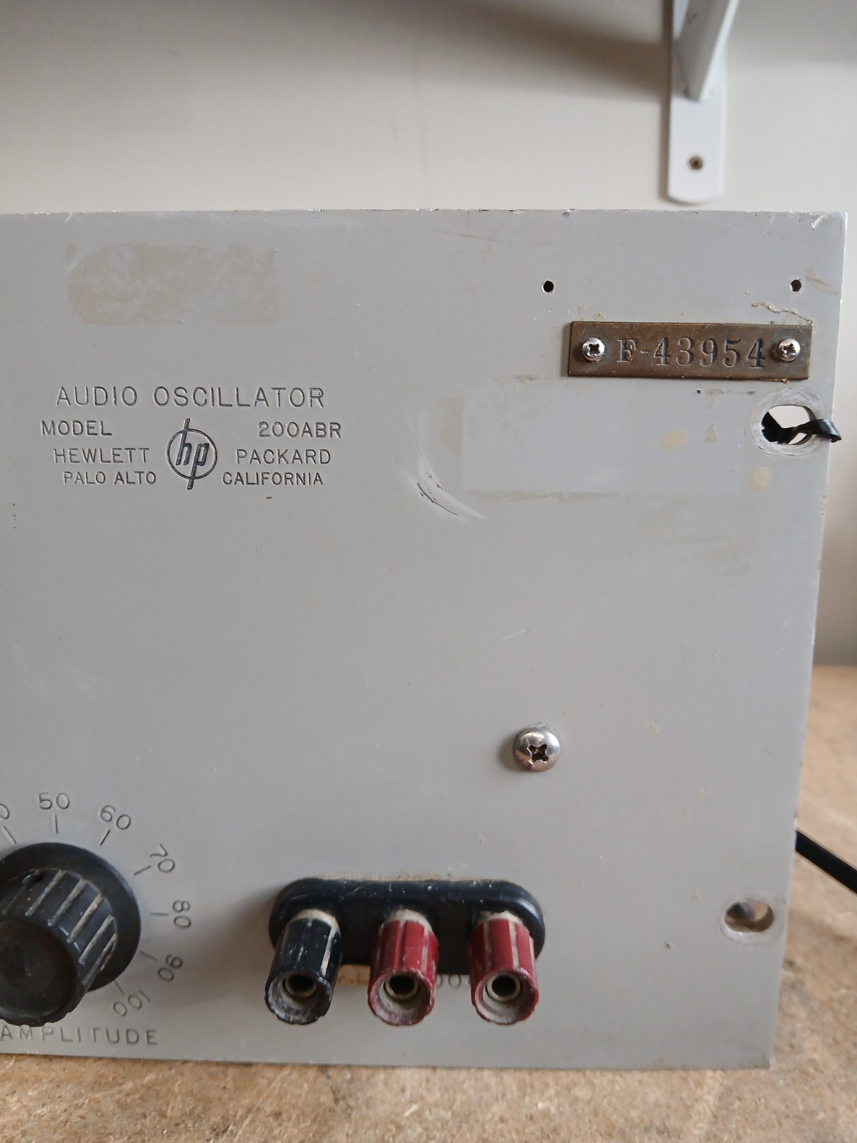 Hewlett Packard HP 200 abr Signal Generator Audio Oscillator Working