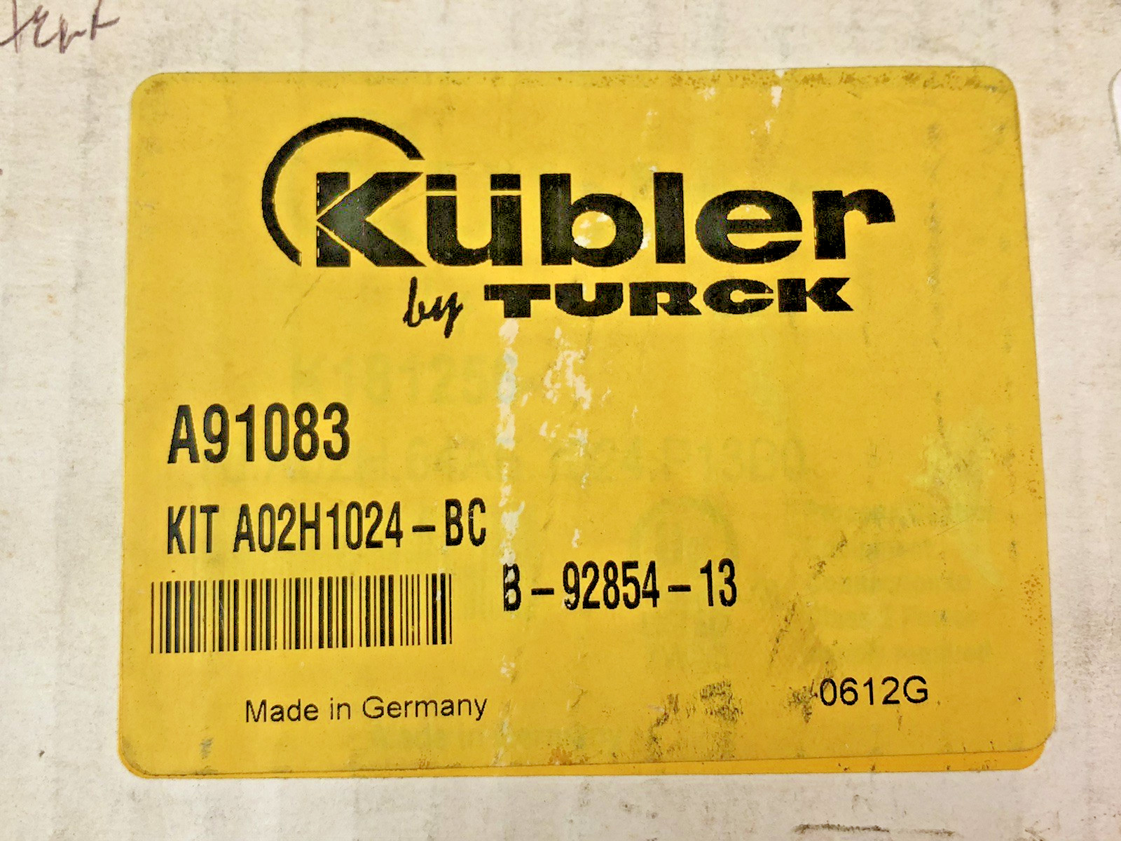Turck Kubler KIT A02H1024-BC Encoder Kit T8.A02H.64AE.1024.P13B0 Encoder- Qty. 1