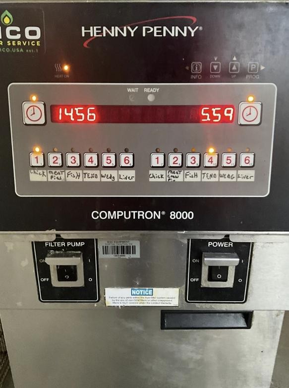 Henny Penny PFE-590 Electric Pressure Fryer Computron 8000