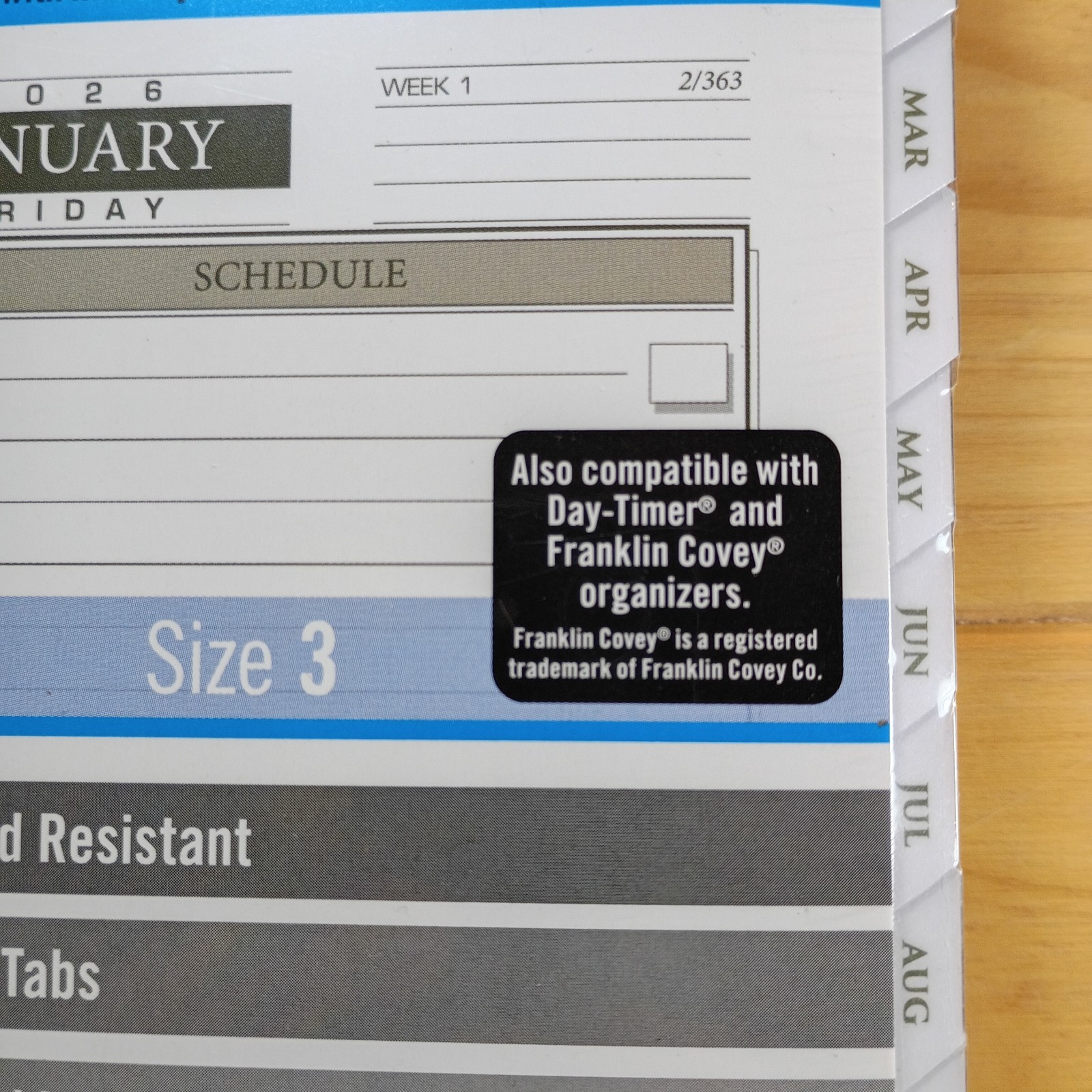 AT-A-GLANCE My Day 2026 Size 3 Comparable To Day-timer #12800 Item #471-125 New.