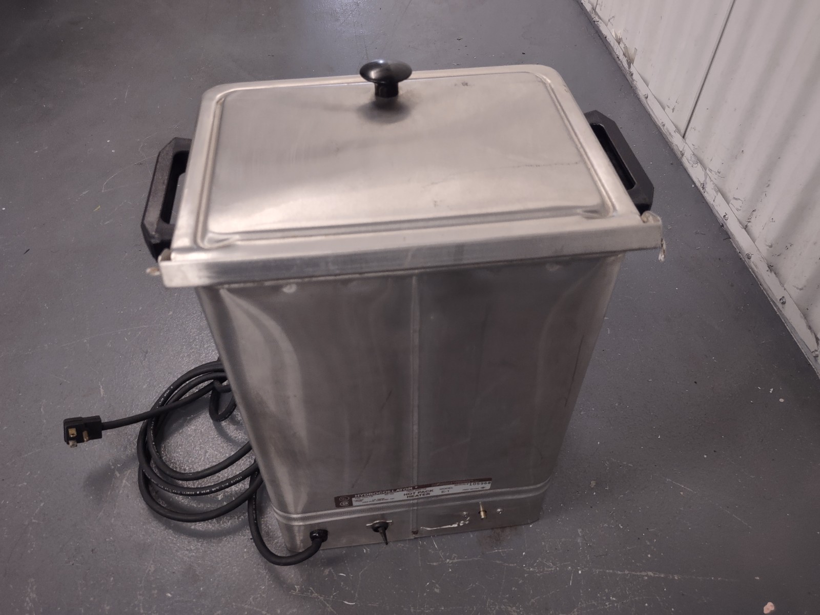 Chattanooga Hydrocollator Hot Pack Heater Model E-1 120V 1000W MPN 21054