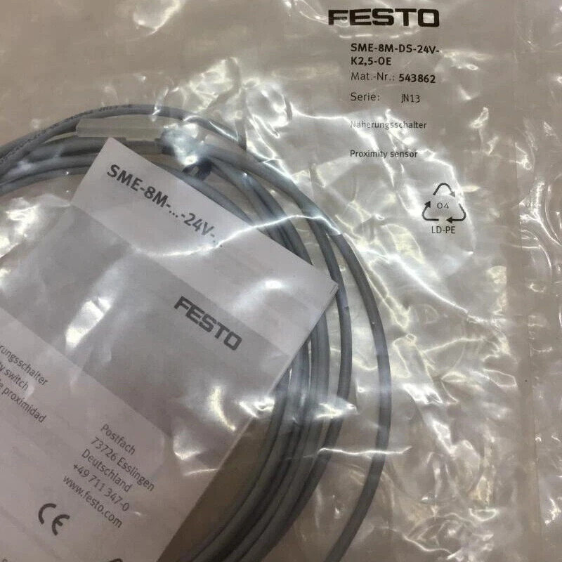 1PCS For Festo SME-8M-DS-24V-K-2.5-OE 543862 Proximity Switch Fast Shipping